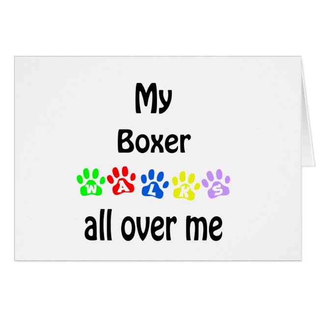 Boxer Walks Design (Front Horizontal)