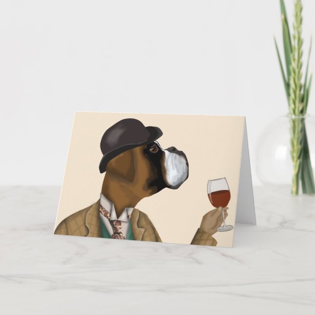Boxer Wine Snob Card (Front)