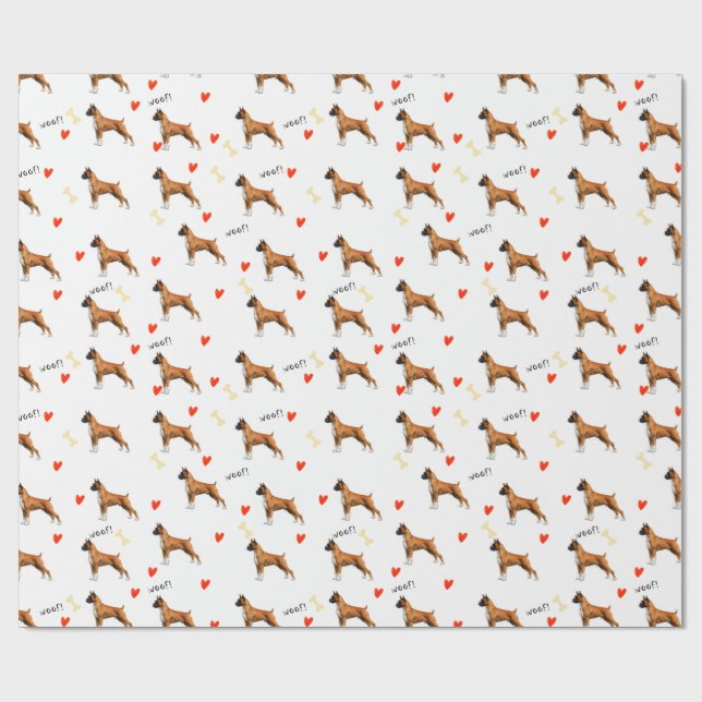 Boxer Wrapping Paper (Flat)