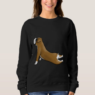 Boxer Yoga Pose Sweatshirt