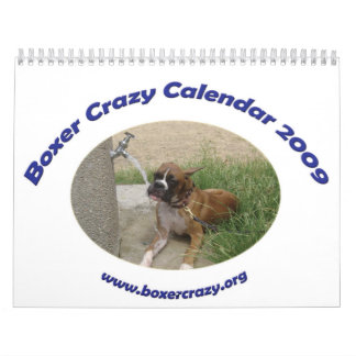 BoxerCrazy 2009 Calendar