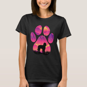 Boxerdoodle Paw Mum Dad Dog Women Men T-Shirt