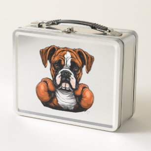 BoxerLoveK9's Designer Art Metal Lunch Box