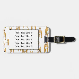 Boxers. Luggage Tag