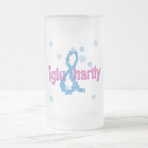 "Boxes" by Katie winner 07.27.09 Frosted Glass Beer Mug