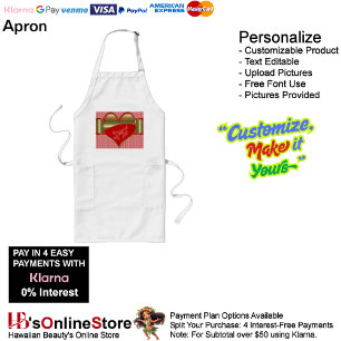 Boxes of Hearts Apron