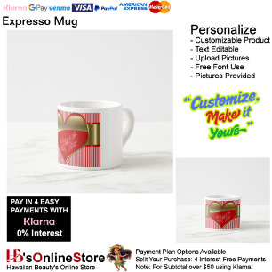 Boxes of Hearts Expresso Mug