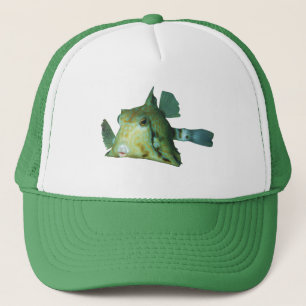 Boxfish - Abstract Design - Cut out of a photo   Trucker Hat
