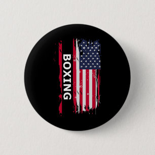 Boxing 17 6 cm round badge