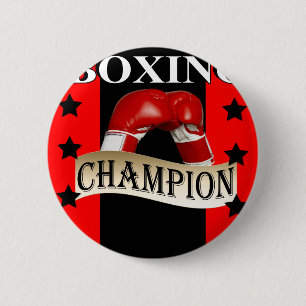 BOXING 6 CM ROUND BADGE