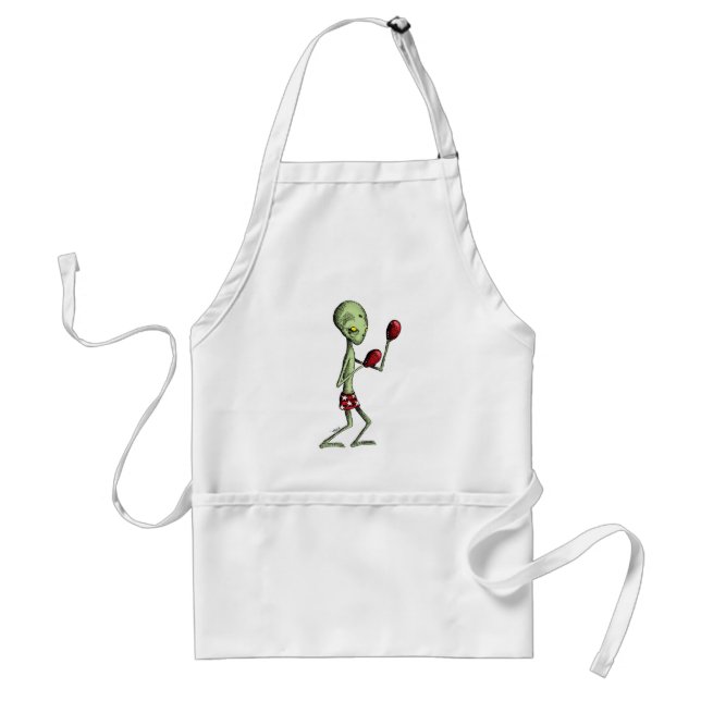 Boxing Alien Standard Apron (Front)