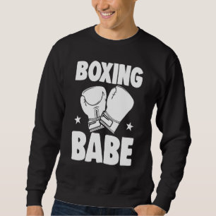 Boxing All Day Bae Women Boxing Sports Love 1 Sweatshirt