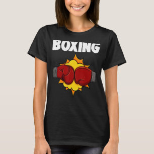 Boxing All Day Women Boxing Glove Sports Love T-Shirt