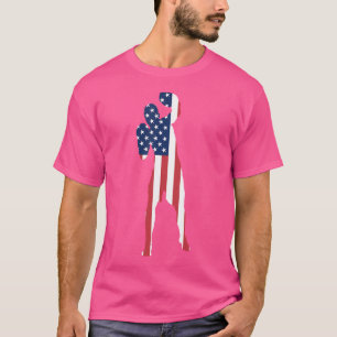 Boxing American Flag Men Boys Box Male Competitive T-Shirt