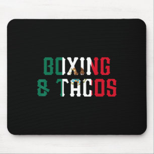 Boxing And Tacos Funny Mexico 1  Mouse Mat