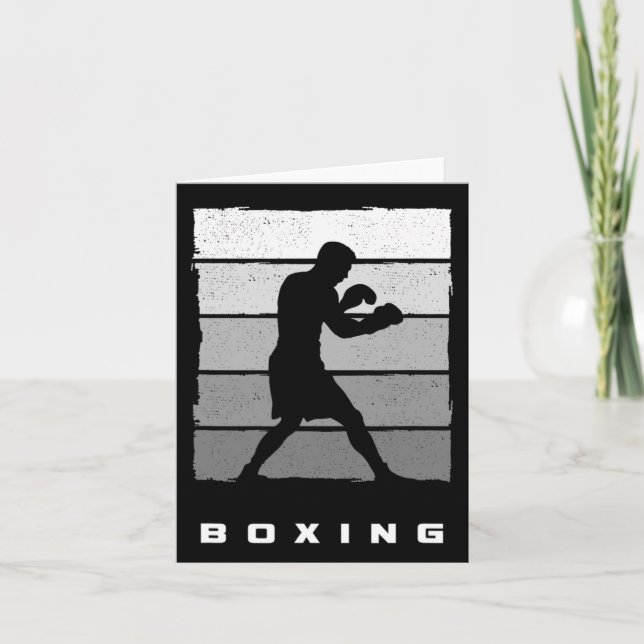 Boxing Apparel - Boxer Boxing 1  Card (Front)