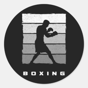 Boxing Apparel - Boxer Boxing 1 Classic Round Sticker