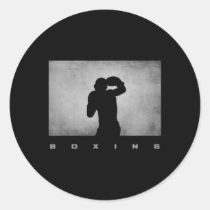 Boxing Apparel - Boxing 4 Classic Round Sticker