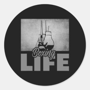 Boxing Apparel - Boxing 6 Classic Round Sticker