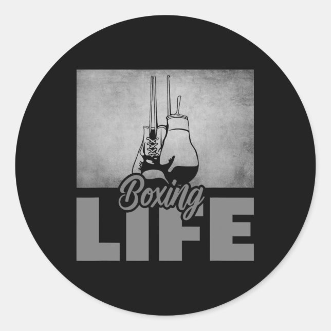 Boxing Apparel - Boxing 6  Classic Round Sticker (Front)
