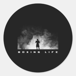 Boxing Apparel - Boxing 8 Classic Round Sticker