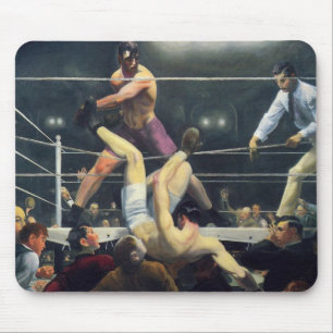 Boxing art mouse mat