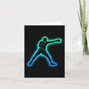 Boxing Athletes Men Kids Boxer Boys Card