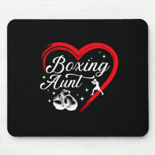 Boxing Aunt Heart Boxing Auntie Mouse Mat