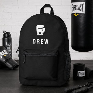 Boxing Backpack   Boxer Name Gym Sports Bag