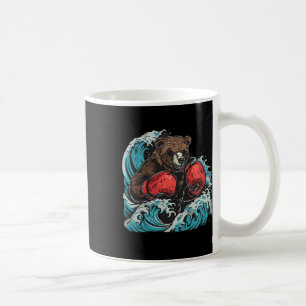 Boxing Bear Lover Boxing Gloves Kickboxing Funny B Coffee Mug
