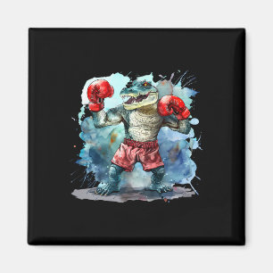 Boxing Bear Lover Boxing Gloves Kickboxing Funny B Magnet