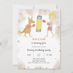 Boxing Birthday Invitation