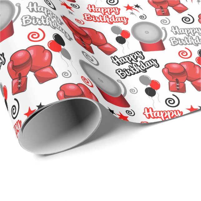 Boxing Birthday Wrapping Paper (Roll Corner)
