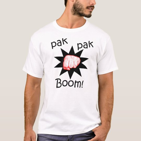 Boxing boom t-shirt
