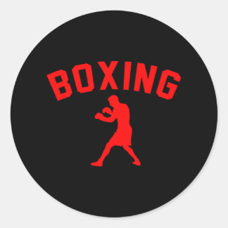 Boxing Boxer Boxing Fan Boxing Trainer Boxing Classic Round Sticker
