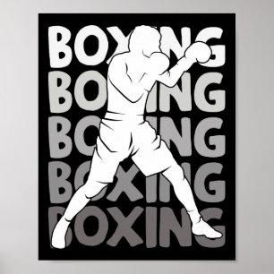Boxing Boxer Boys Men Kids 2 Poster