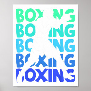 Boxing Boxer Boys Men Kids Poster