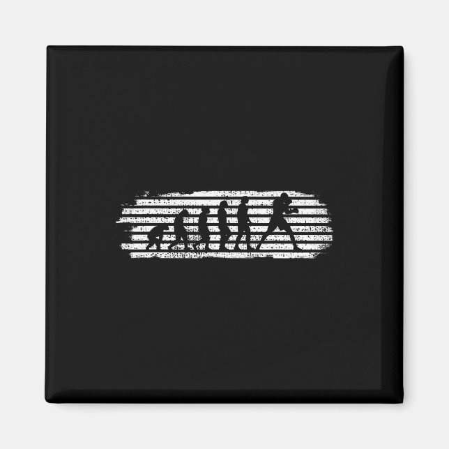 Boxing Boxer Fight Gift Club  Magnet (Front)