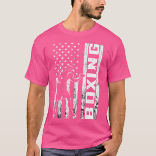 Boxing Boxer Usa America Boxing Gloves Kickboxing T-Shirt
