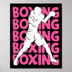 Boxing Boxer Women Girls Kids 1  Poster