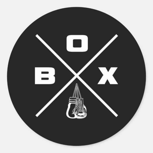 Boxing Boxing Classic Round Sticker (Front)