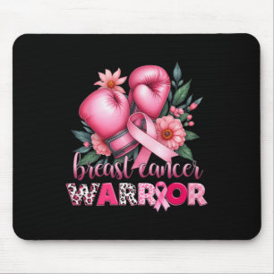 Boxing Breast Cancer Warrior Pink Breast Cancer Aw Mouse Mat