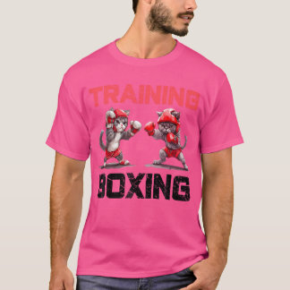 Boxing British Shorthair Sublimation Cute Cats As  T-Shirt