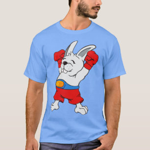Boxing Bunny Funny Boxer toon MMA T-Shirt
