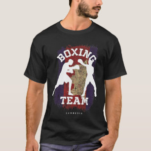 Boxing Cambodia Combat Sports Fighter Boxing T-Shirt