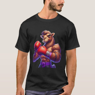 Boxing Camel Boxer Kickboxer Mma Fighter Combat Sp T-Shirt
