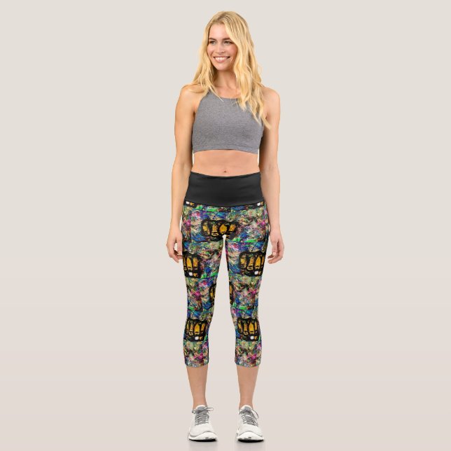 Boxing Capri Leggings (Front)