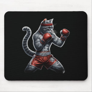 Boxing Cat When Your Cat Hits Harder Than You Do Mouse Mat