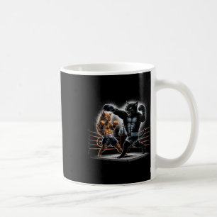 Boxing Cats Kitty Boxing Lovers Graphic Design  Coffee Mug