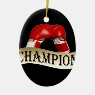 BOXING CERAMIC TREE DECORATION